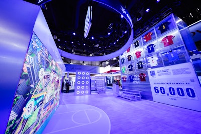 Factory360 served as the event agency and designer for the eye-catching booth, while Catalyst Exhibits handled fabrication.
