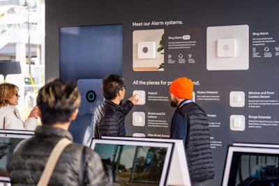 The space also educated “neighbors” (as Ring affectionately calls its customers) by showcasing specific benefits the products can provide.