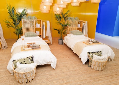 IKEA worked with event design and production company Mixed Greens to bring the activation to life. ScentAir—which works with IKEA at many of its retail stores—was tapped to provide fragrances throughout the different spaces.