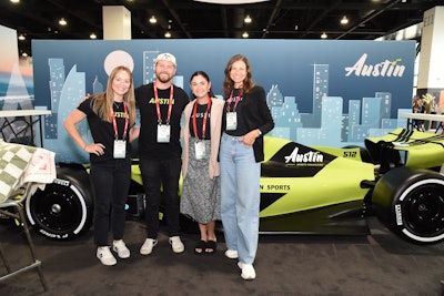 5. An F1 simulation game at Visit Austin