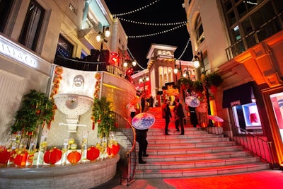 As guests climbed the stairs to Two Rodeo in Beverly Hills, they were greeted with champagne and lychee cocktails.