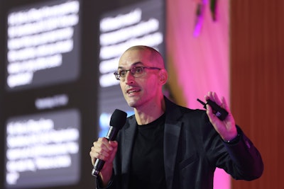 Boldpush's Julius Solaris spoke to a packed crowd about research-backed trends that he predicts will define the way we plan events over the next 12 months.