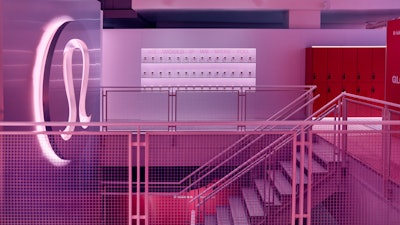 Salt and Pinch's sleek, pink-centric design approach aimed to ensure that every corner of the space was not only functional but also offered moments for content creation and brand engagement.