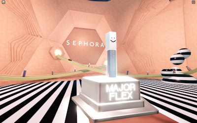 The product's cap features a nod to Roblox with a smiley face.