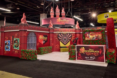 DIsney+'s 'Descendants: The Rise of Red' Booth