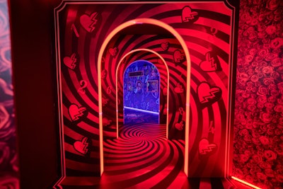 Guests then walked through a time travel tunnel into Merlin’s Academy.