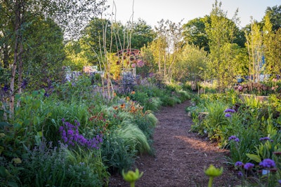 “We've been working to provide a much more diverse lineup of designers—not only from a male-female standpoint, but also from a cultural standpoint, too,' Lemheney said. This exhibit was created by Ann-Marie Powell, who runs a U.K.-based garden design practice.
