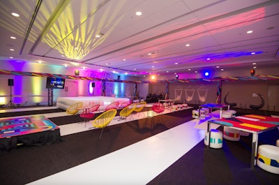 At the 2020 edition of GO WEST—a conference for event and meeting professionals produced by Timewise Event Management—five themed breakout rooms created an immersive learning environment for attendees. A playground-themed room, for example, offered swing chairs and other colorful seating options, allowing guests to choose which setup was most comfortable and inspiring for them.