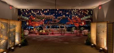The post-party was held on the venue's Dolby Terrace.
