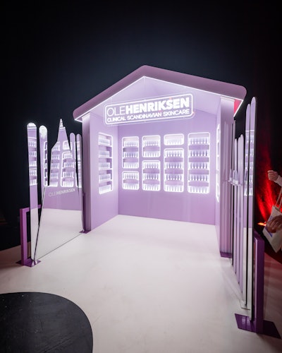 Once again, Tao Group Hospitality took over Park City during the Sundance Film Festival with its after-party, TAO Park City, at Utah Film Studios. It featured ski- and snowboard-inspired activations including Olehenriksen’s “Skin Rescue Hut” with a mirrored mountain and ski installation. The brand’s 'Pout-Patrol' team engaged with attendees, distributing the brand’s viral Pout Preserve and Après Skin Club totes. “For the launch of our Après Skin Rich Rescue Crème, we wanted to fully lean in on its après-ski inspiration by popping up in a winter destination where guests could truly experience the products intense hydration benefits,” explained Rachel Berg, vice president of global marketing for Olehenriksen.